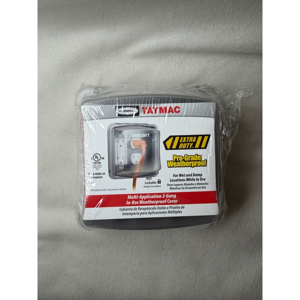 Hubbell Taymac 2-Gang Weatherproof cover